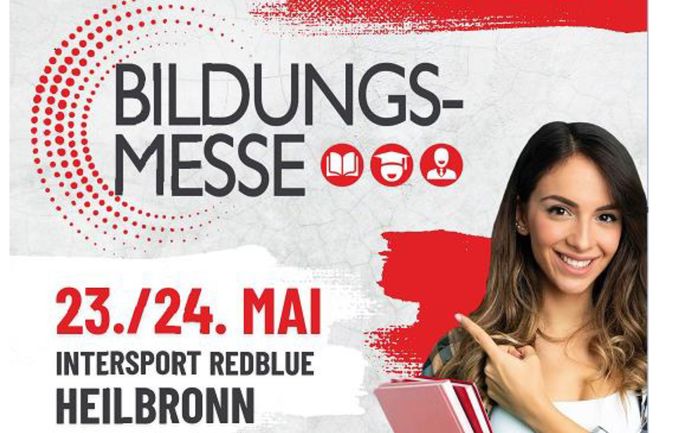 Plakat Bildungsmesse Heilbronn 23./24. Mai mit Seniorenzentrum St Elisabeth